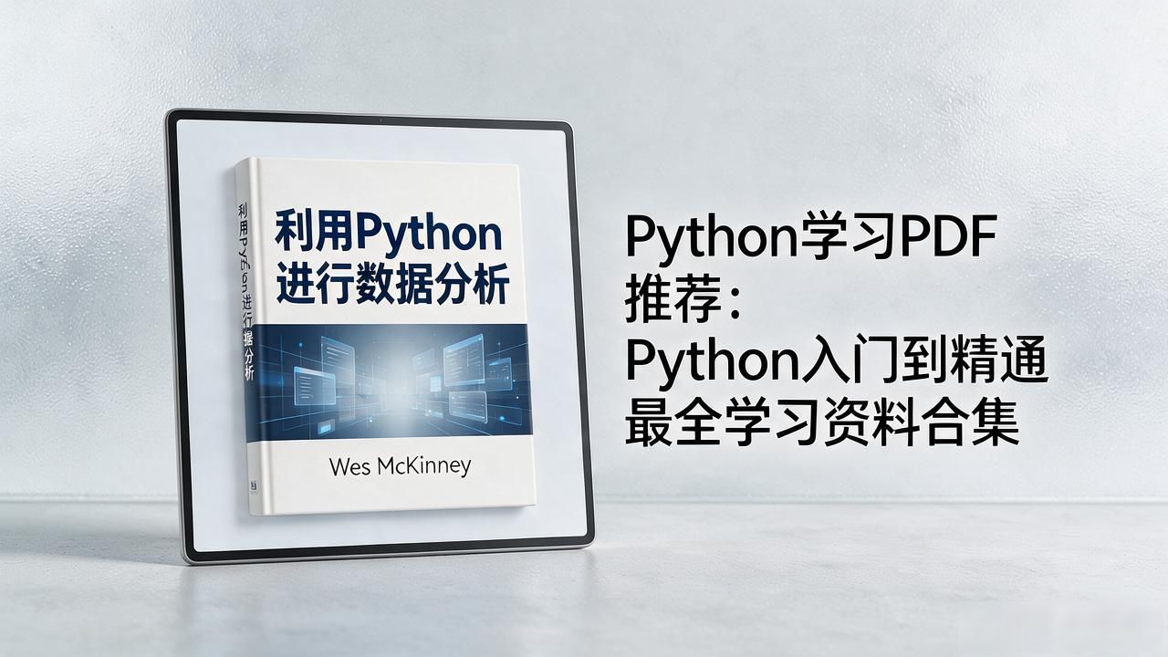 Python学习PDF推荐：Python入门到精通最全学习资料合集