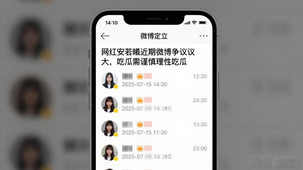 网红安若曦近期微博争议大，吃瓜需谨慎理性吃瓜